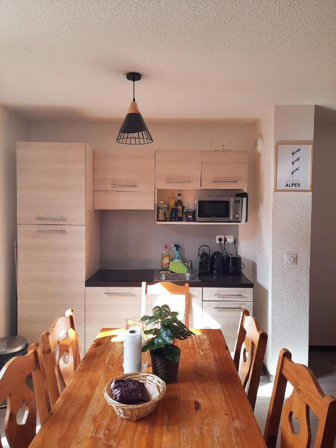 T2/3 6Pers & Pied Des Pistes & Piscine Chauffee Apartment Vars  Bagian luar foto
