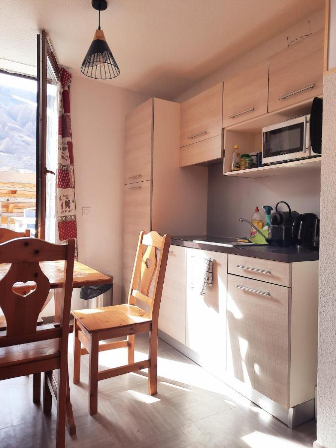T2/3 6Pers & Pied Des Pistes & Piscine Chauffee Apartment Vars  Bagian luar foto