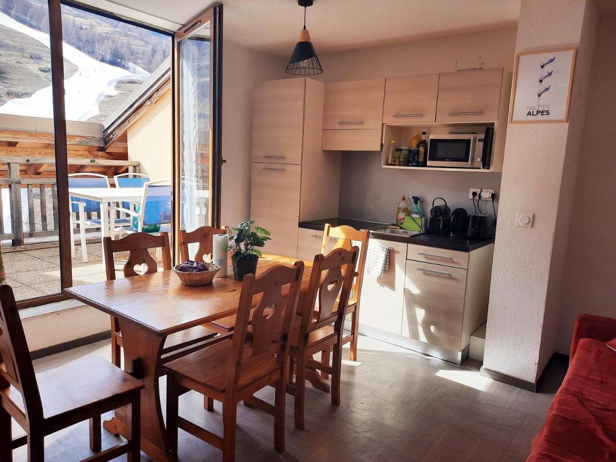 T2/3 6Pers & Pied Des Pistes & Piscine Chauffee Apartment Vars  Bagian luar foto